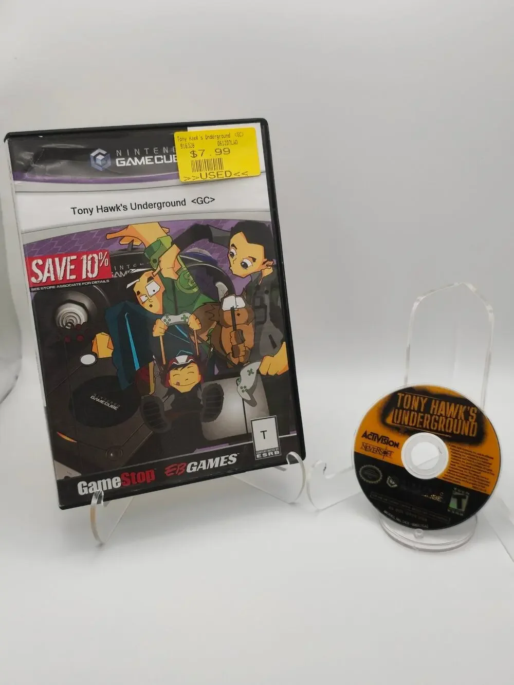 Tony Hawk's Underground Nintendo GameCube Tested Working
